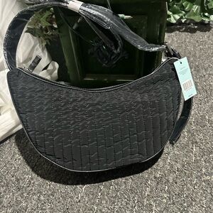 Black Quilted Women's Bag